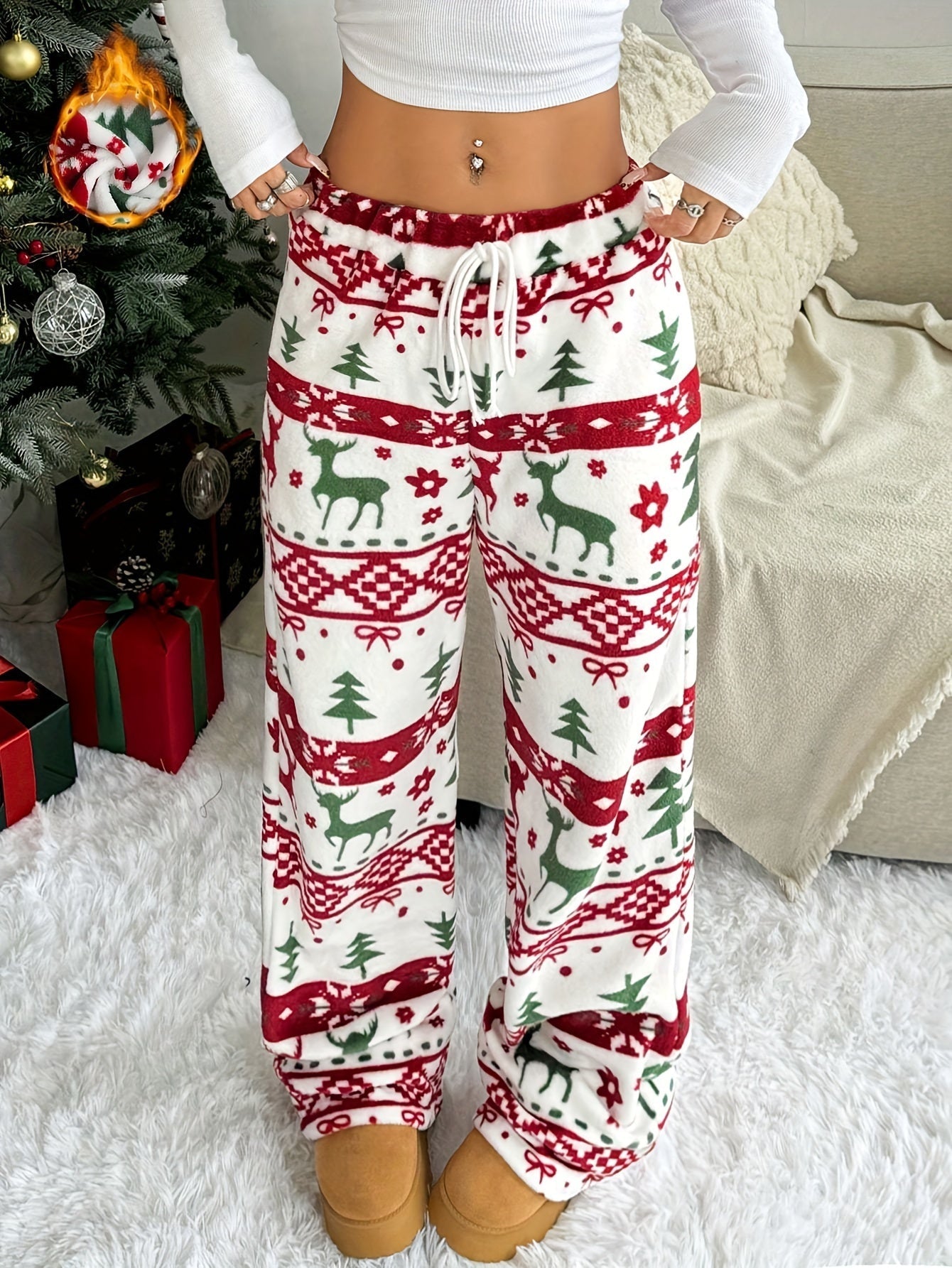 Nina | Casual Christmas Trousers