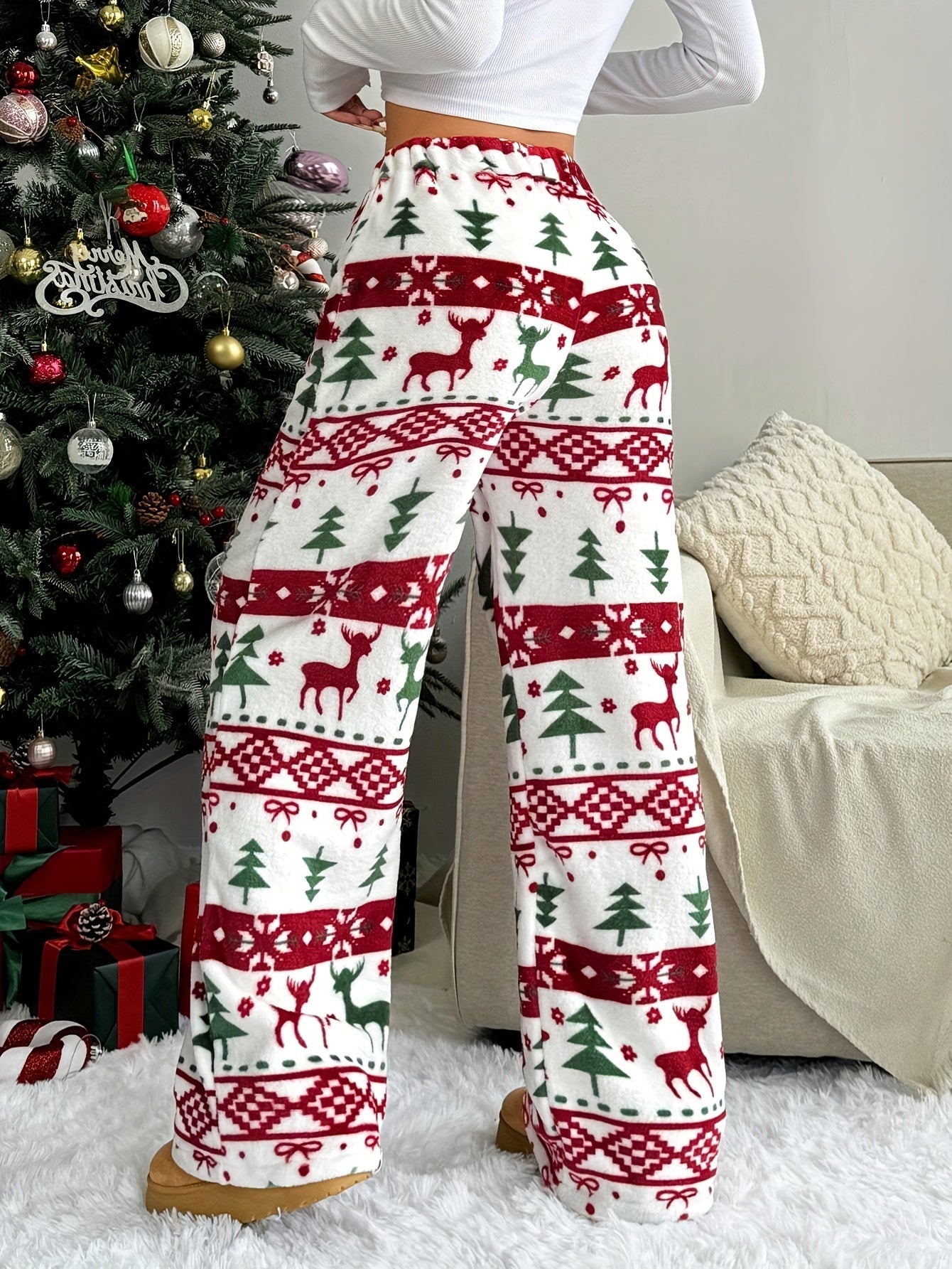 Nina | Casual Christmas Trousers