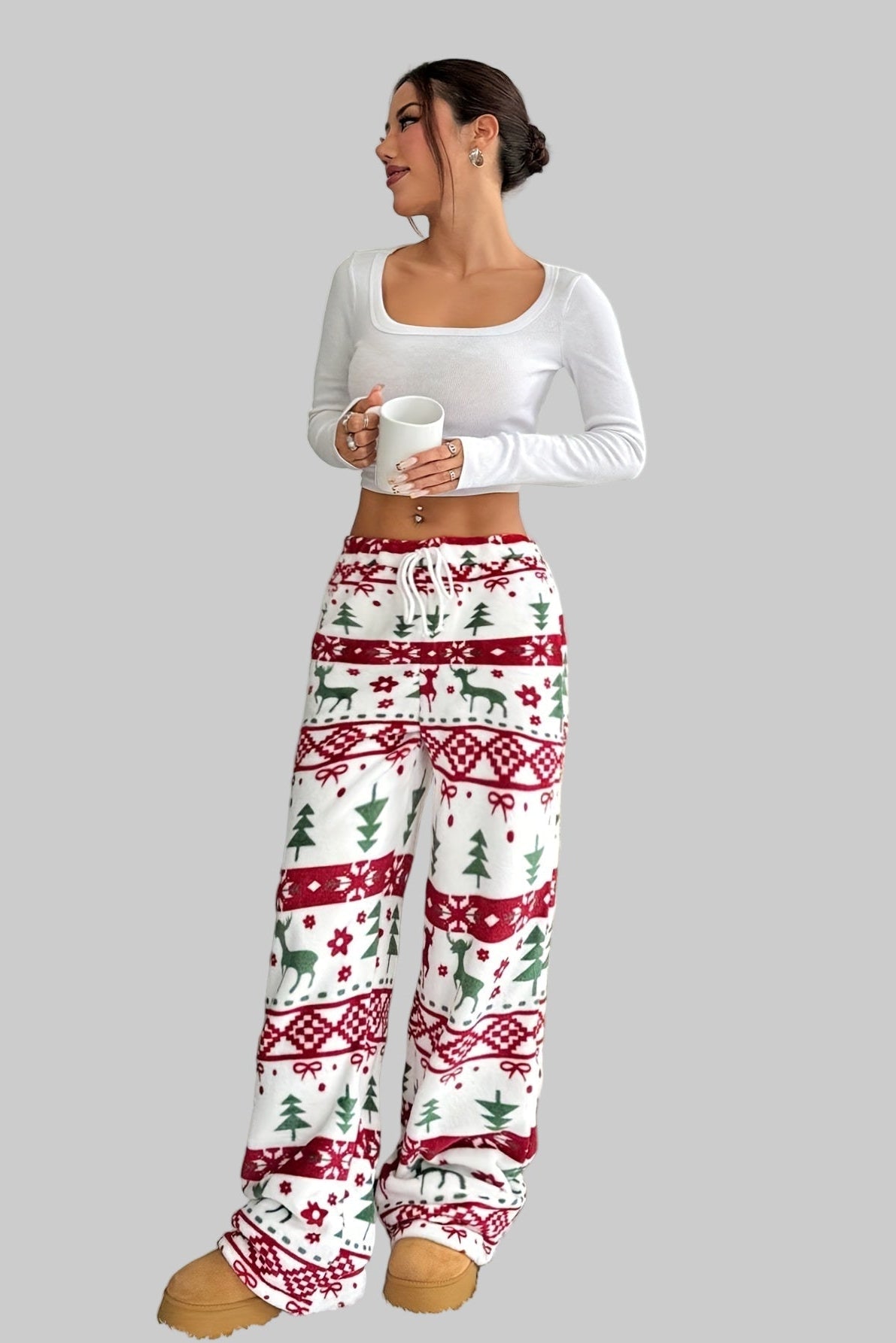 Nina | Casual Christmas Trousers
