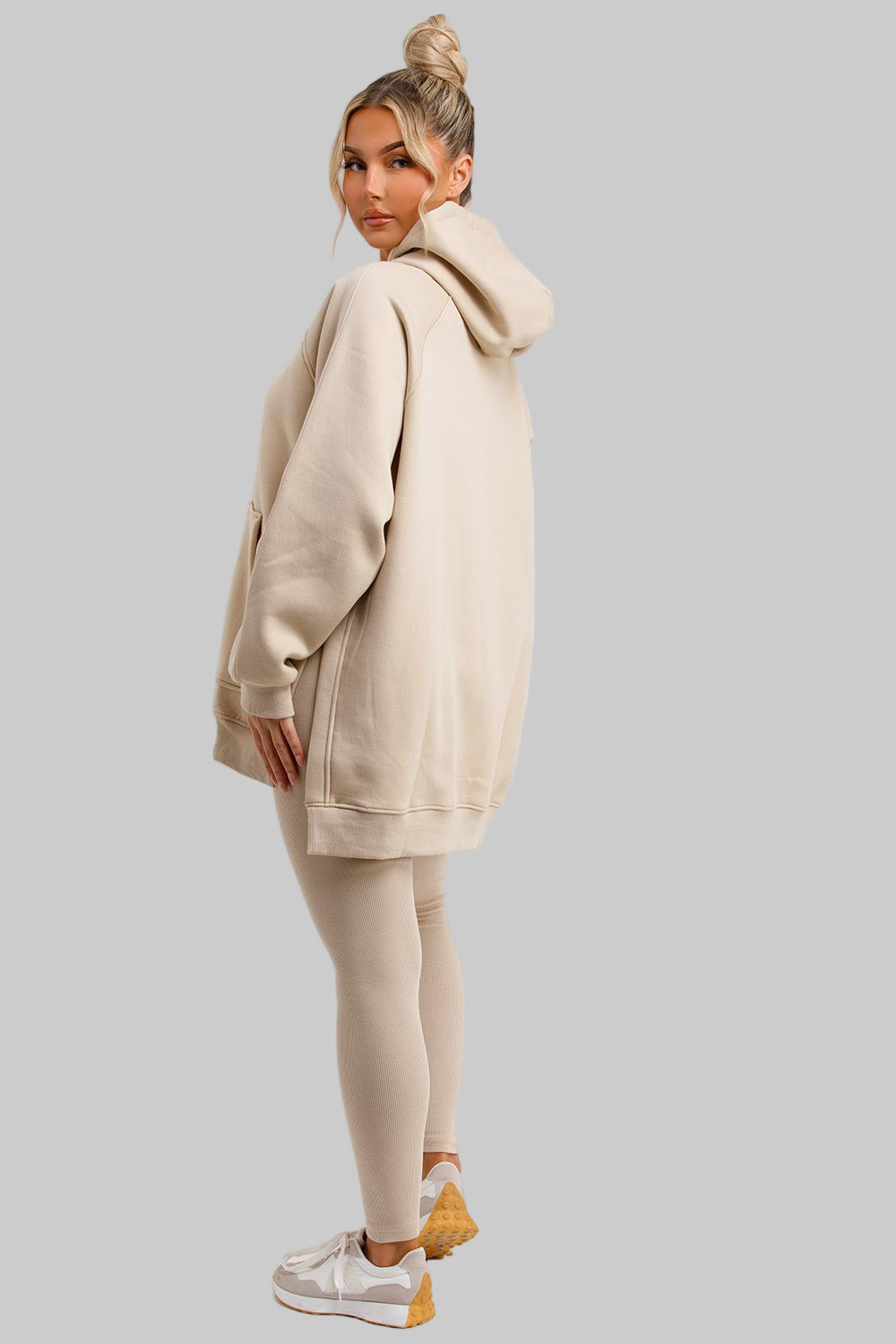 Hoodie | Leggings Set – Effortless Oatmeal Chic