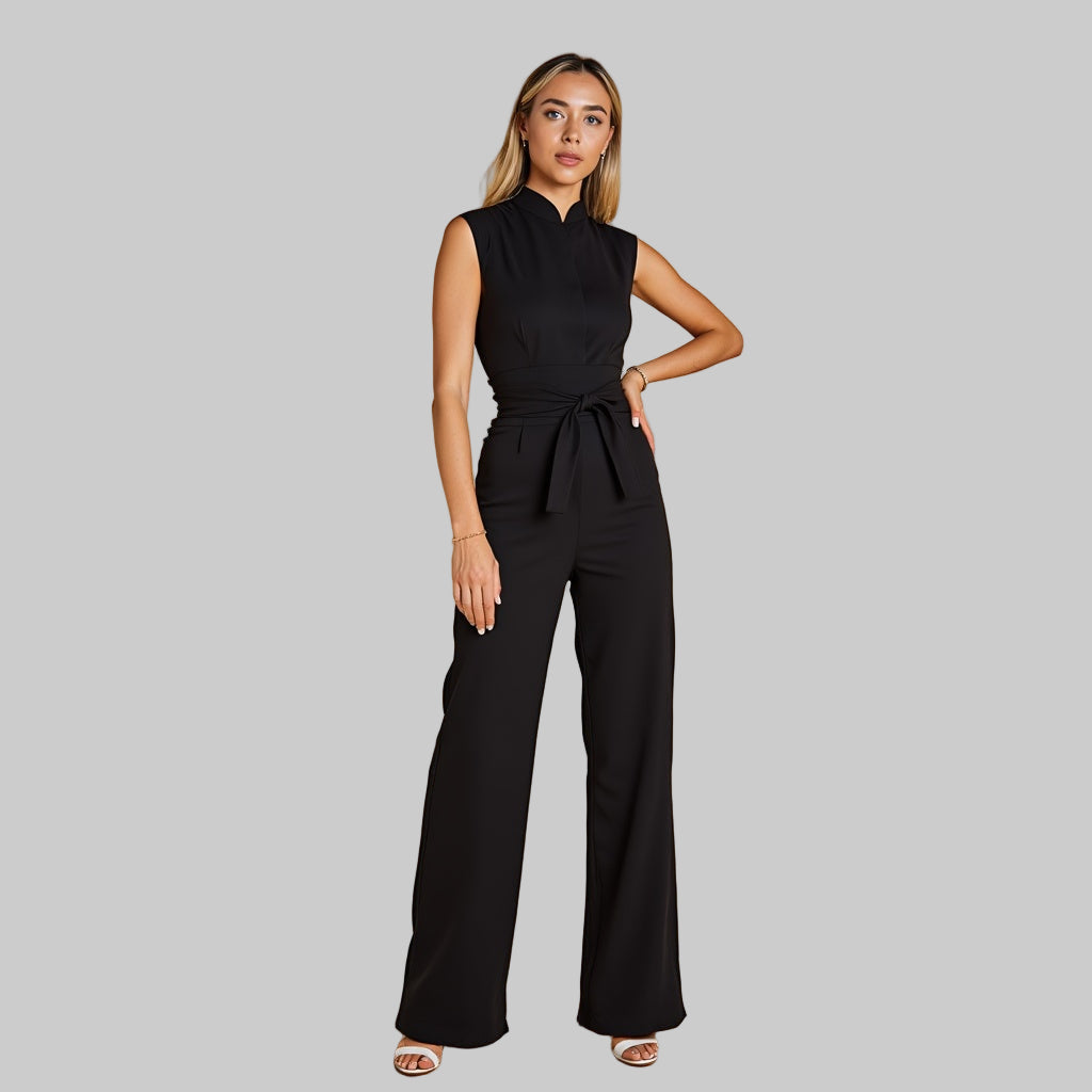 Nolene | Elegant Belted Jumpsuit