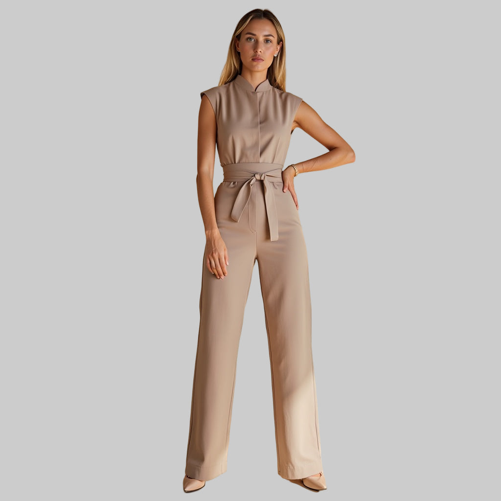 Nolene | Elegant Belted Jumpsuit