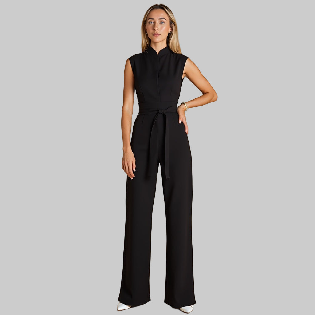 Nolene | Elegant Belted Jumpsuit