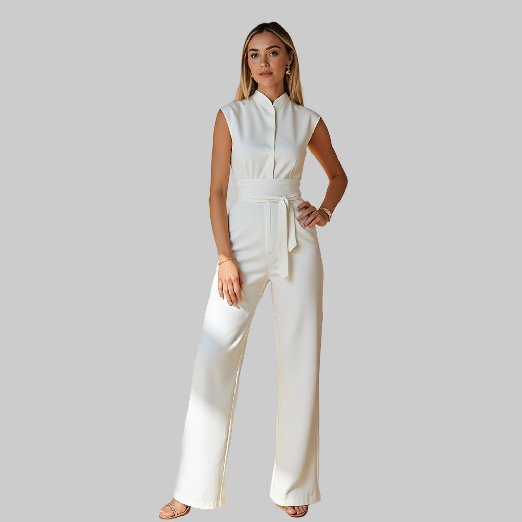 Nolene | Elegant Belted Jumpsuit