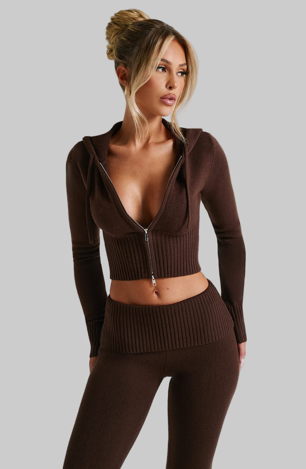 Portia Knit Hoodie | Comfy Fit