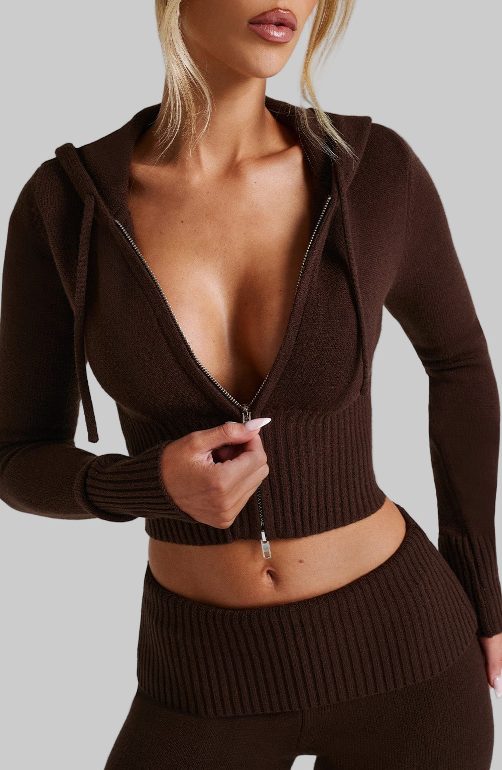 Portia Knit Hoodie | Comfy Fit