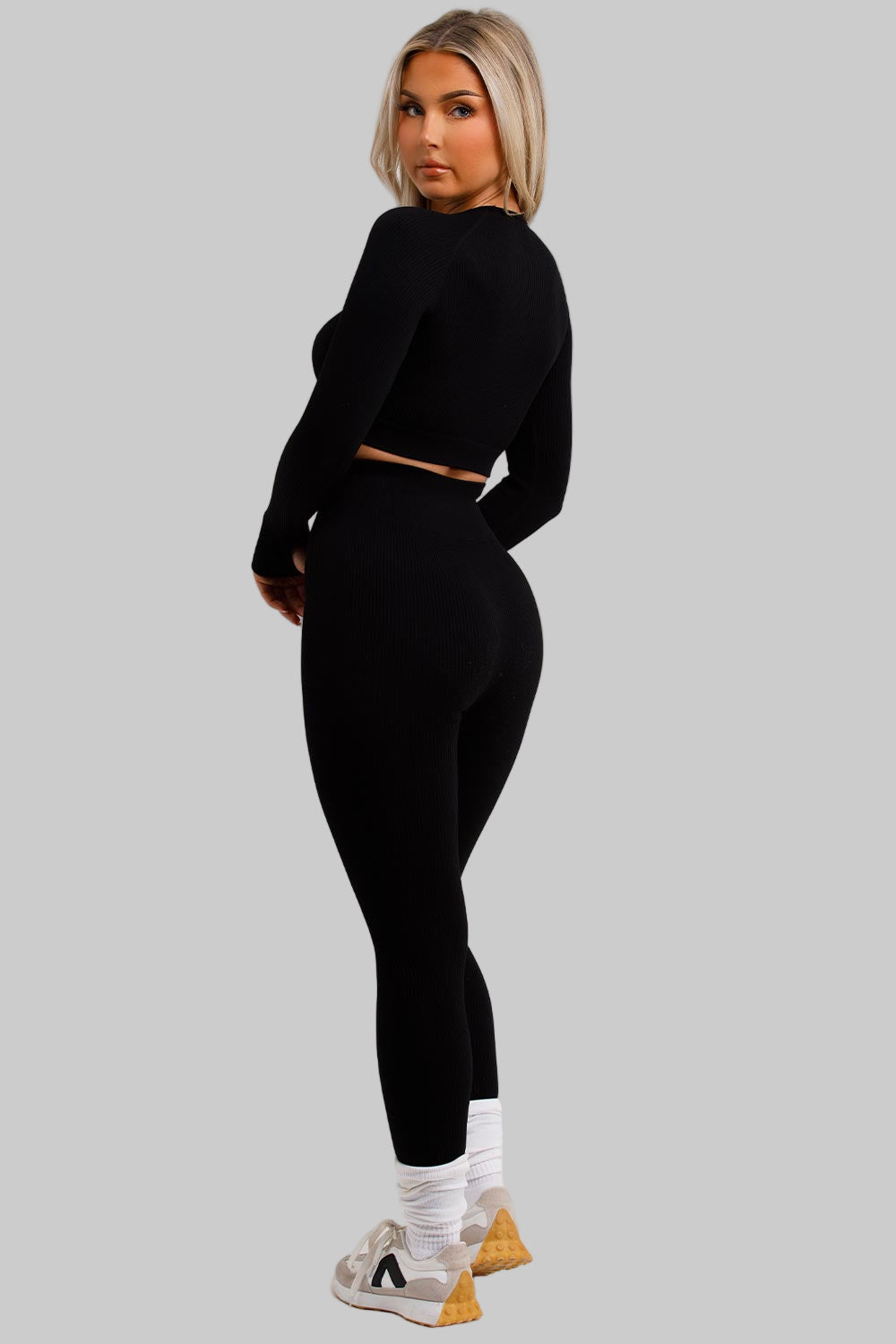Rib Leggings | Top Tracksuit Set